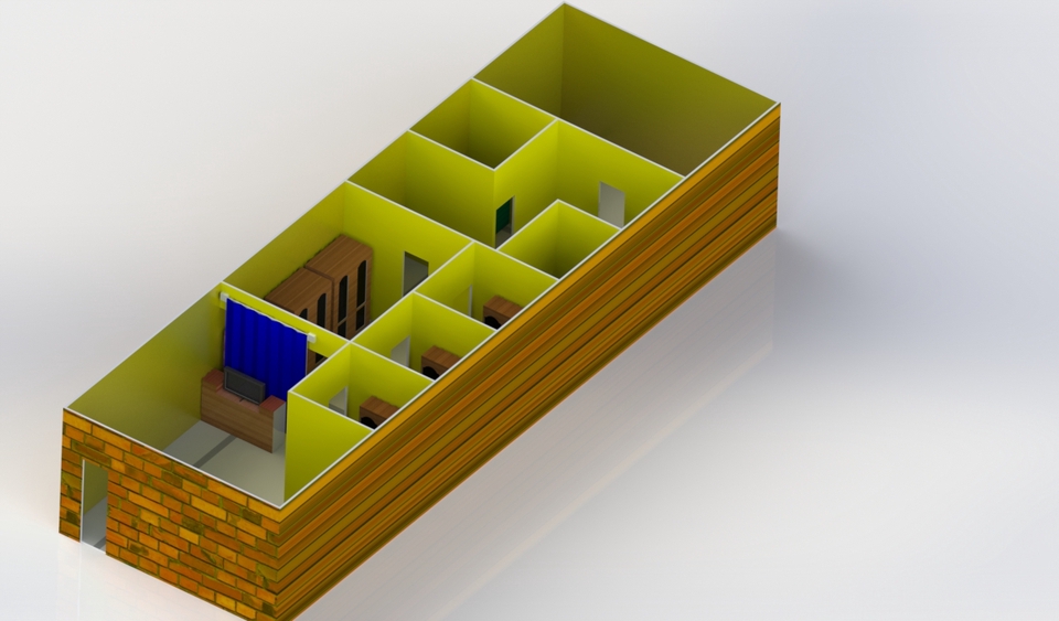 CAD Drawing - Desain 3D and 2d, Interior - 3