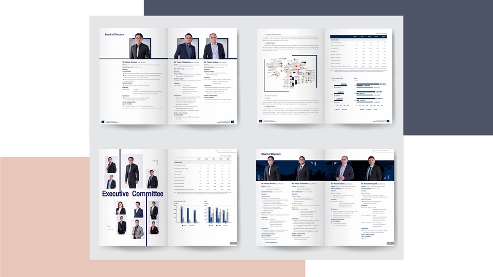 สื่อสิ่งพิมพ์และนามบัตร - Design Layout นิตยสารและสื่อสิ่งพิมพ์ Annual Report รายงานประจำปี - 9