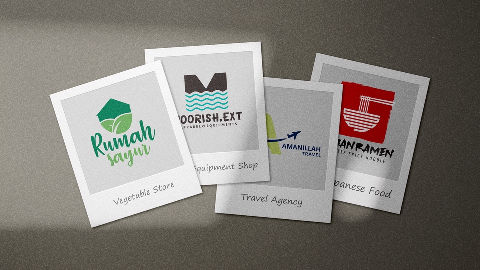 Desain Logo Restoran / Perusahaan / Komunitas