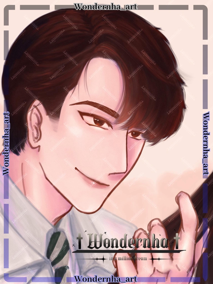 รับวาดรูปการ์ตูนอนิเมะ สไตล์ญี่ปุ่น ภาพวาดการ์ตูนชายหนุ่มหล่อ วาดการ์ตูนน่ารัก วาดรูปการ์ตูนเหมือน Wondernha art