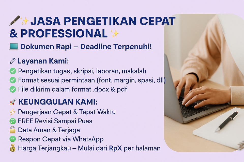 Pengetikan Umum - Jasa Ketik Cepat Dan Rapi - 3