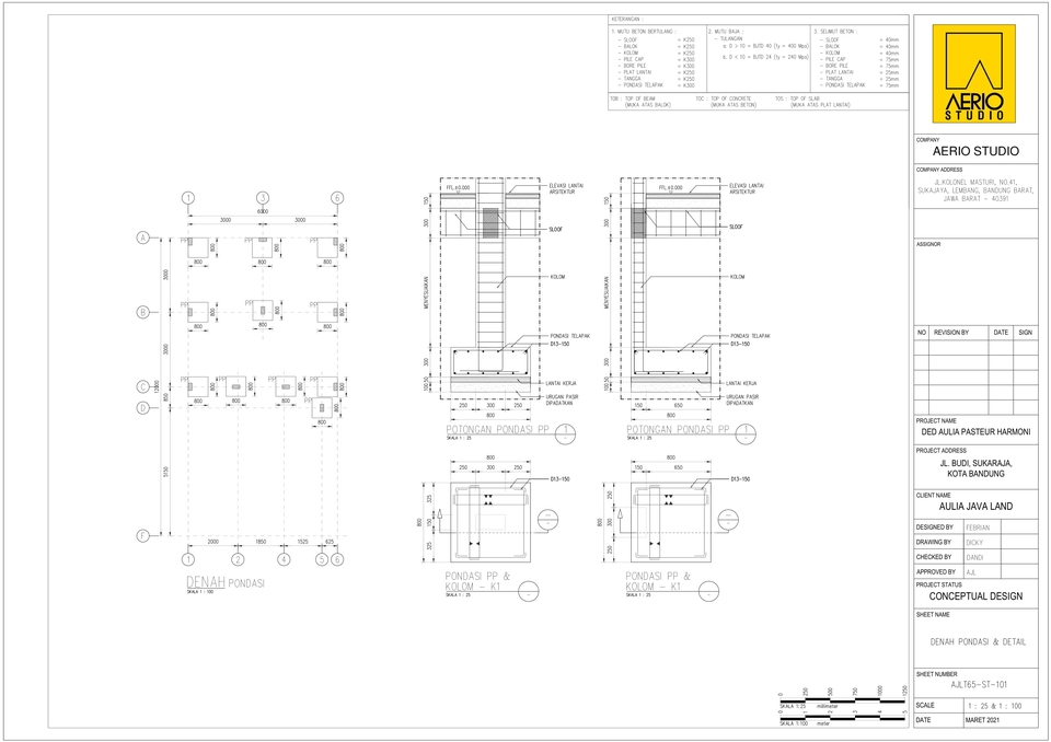 CAD Drawing - Drafter Gambar Kerja DED - 6