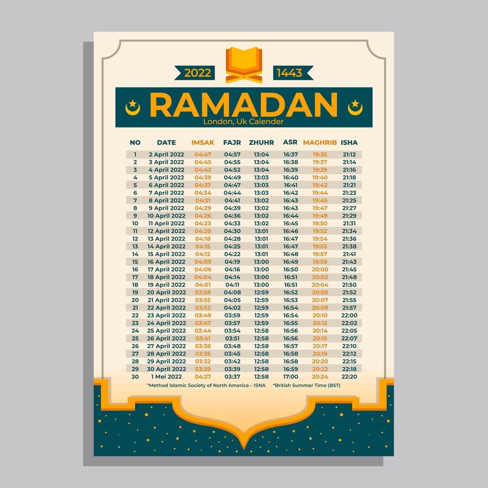 Digital Printing - Desain Imsakiyah/Jadwal Sahur dan Buka Puasa Ramadhan 1444 H untuk Perusahaan, Sekolah, Lembaga Lain - 24