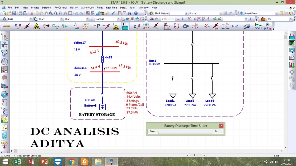 Jasa Lainnya - JASA BUAT GAMBAT ANALISA LISTRIK di ETAP (Electric Transient and Analysis Program) - 3