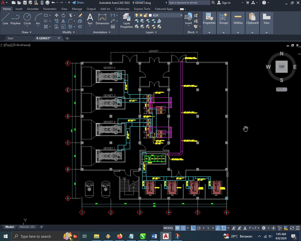 Jasa drafter autocad freelance untuk pembuatan gambar desain interior dan arsitektur murah.