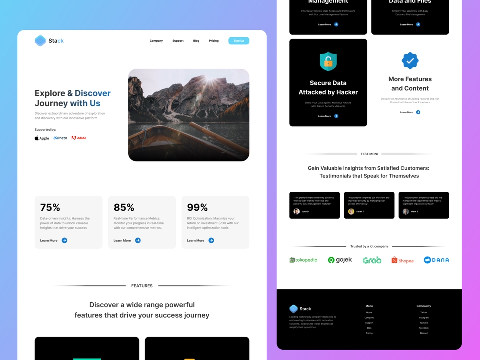 Desain Web - UI/UX Design for Website & Landing Page (Figma) - 3