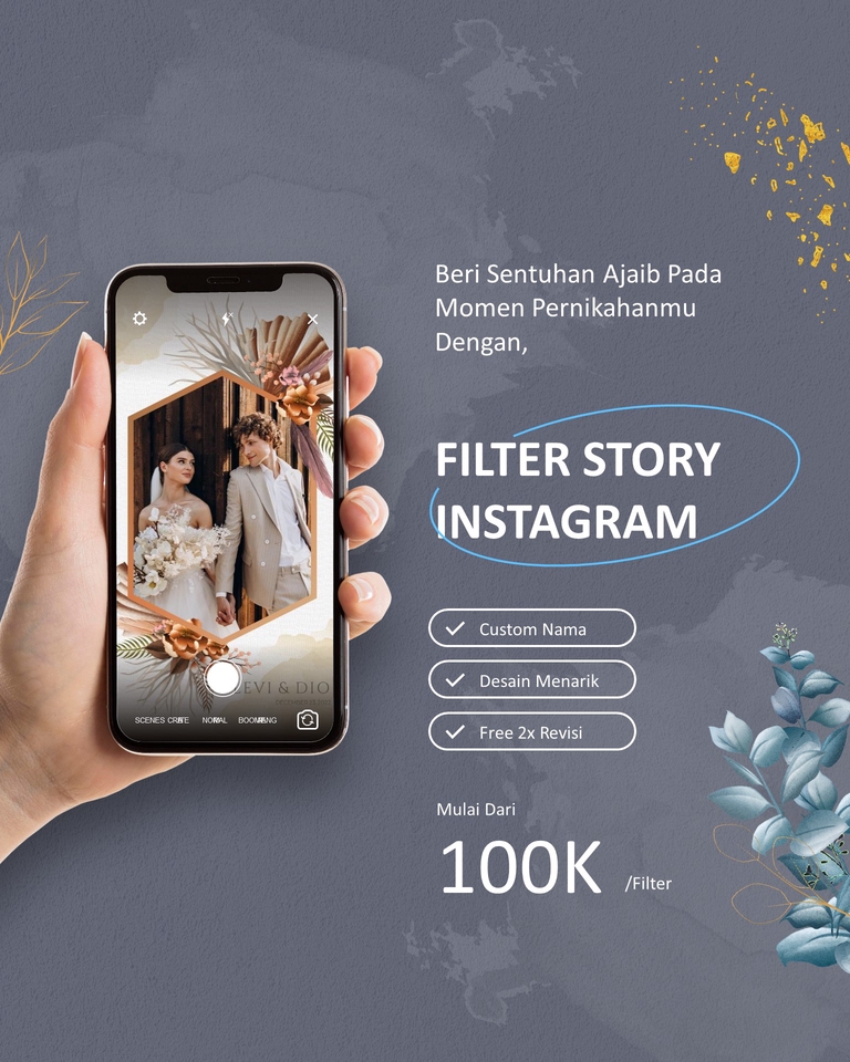Kartu Ucapan & Video - PEMBUATAN UNDANGAN WEDDING (PERNIKAHAN) DIGITAL - Gambar, Video, Website, - 7