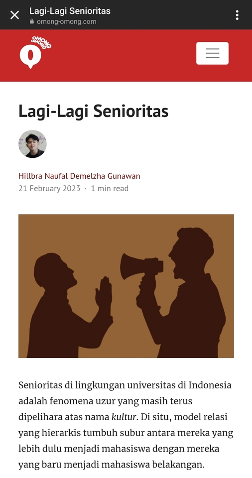 Pengetikan Umum - Kepenulisan Artikel, Esai, dan Opini - 9