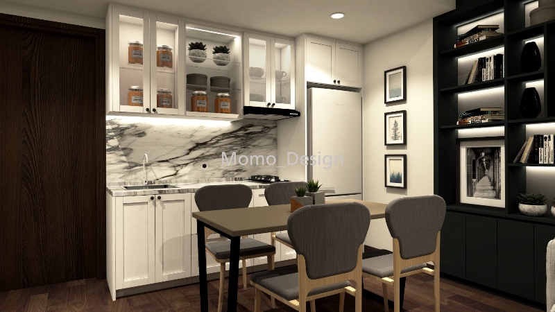 3D & Perspektif - Desain Interior Rumah, Apartemen, dan Kitchen Set - 3