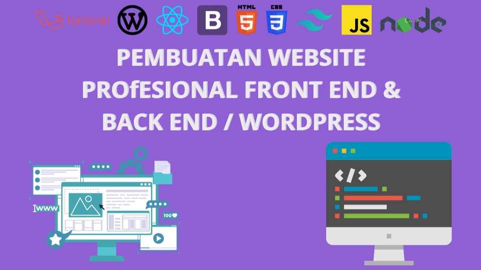 Web Development - Pembuatan Website Profesional FrontEnd & BackEnd / WordPress - 1