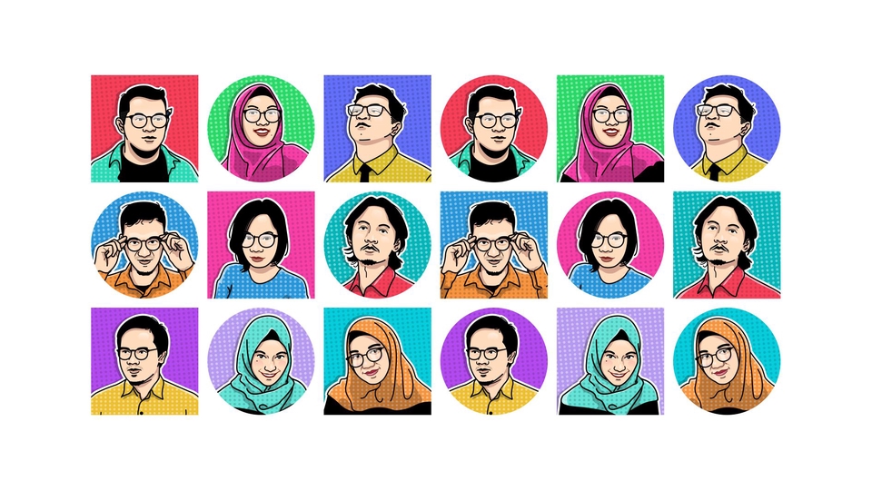 Gambar dan Ilustrasi - ILUSTRASI VECTOR STIKER PROFIL PICTURE - 4