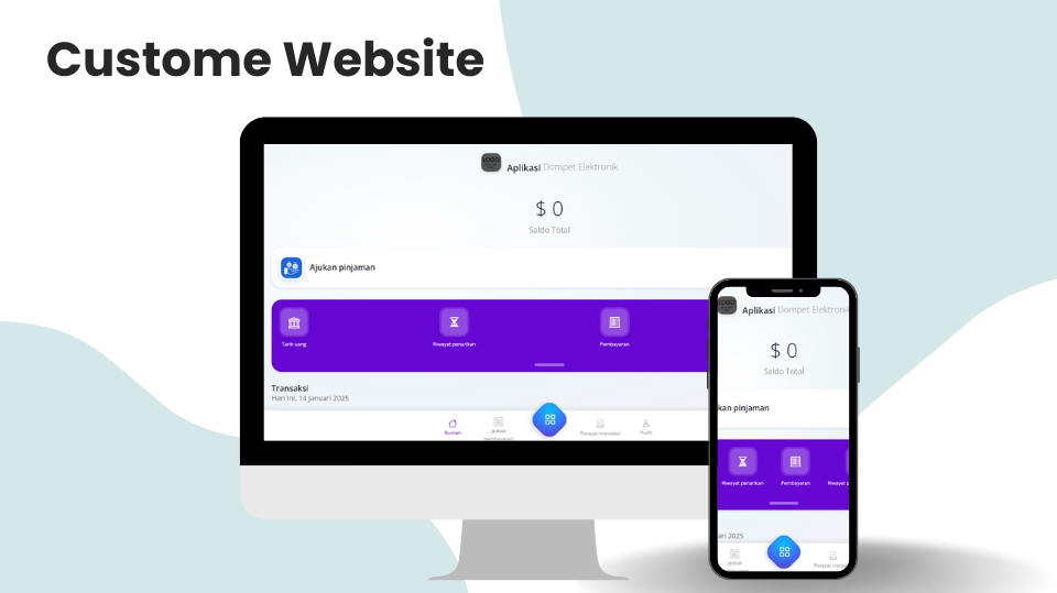 Jasa pembuatan website custom untuk bisnis Anda.