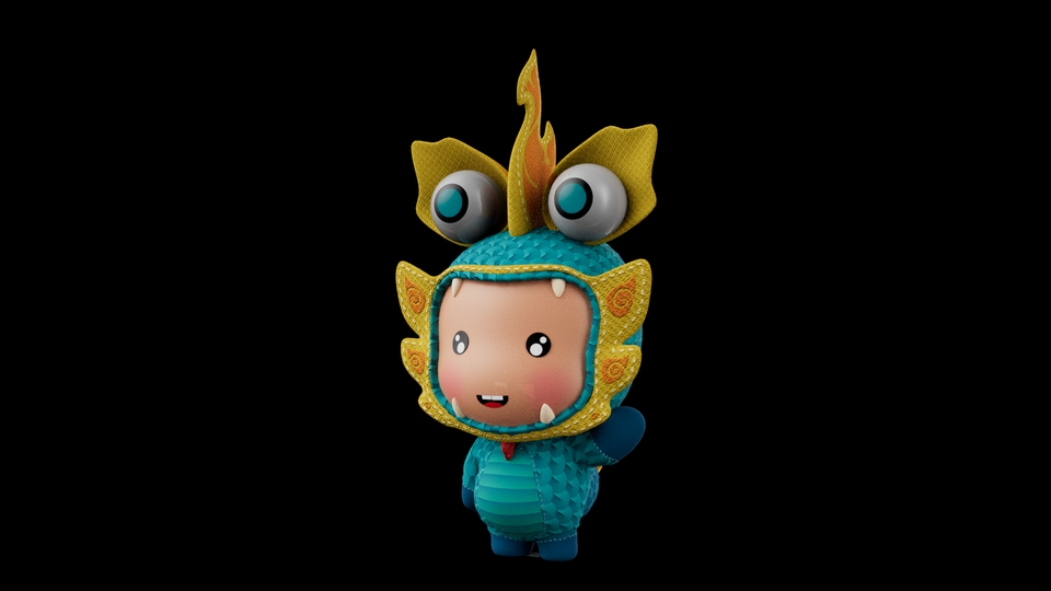 รับปั้นโมเดล 3d ตัวละครน่ารัก สไตล์การ์ตูน 3 มิติ