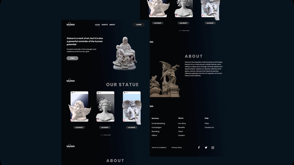 Landing Page Design UI/UX