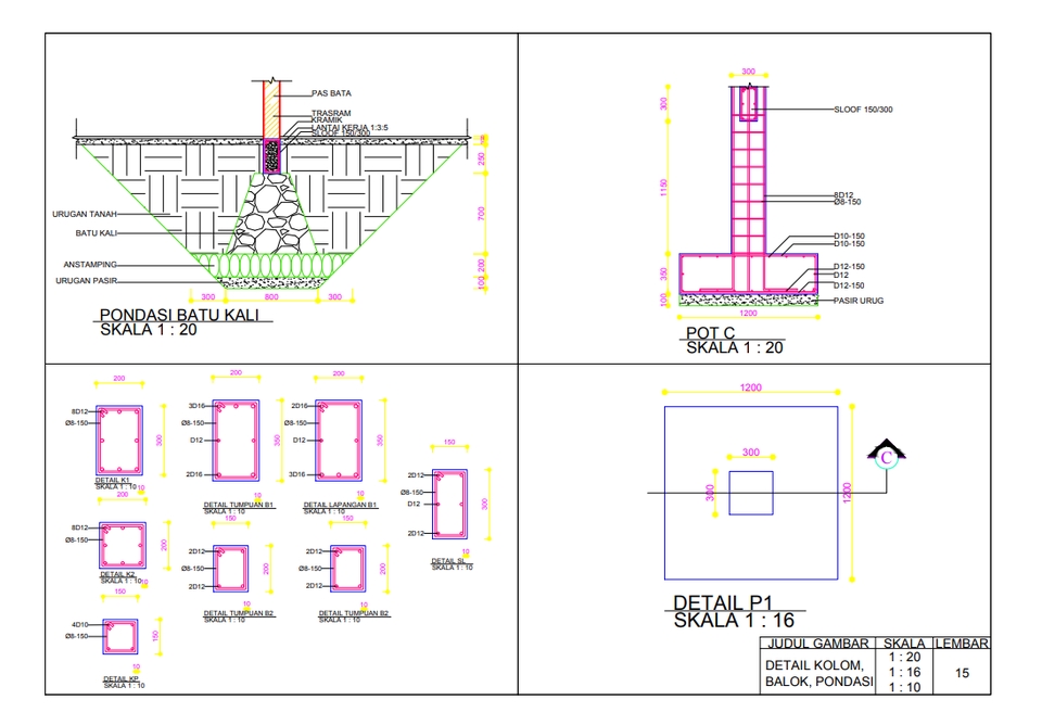 CAD Drawing - JASA ANALISIS BANGUNAN - 4