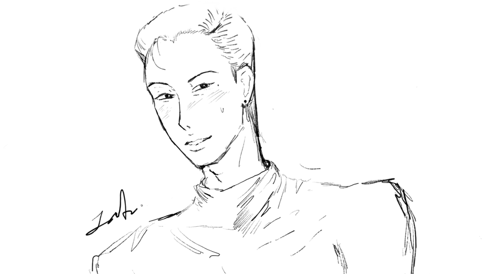 อื่นๆ - รับ Commission วาดรูปขาวดำแนวเซมิเรียล - 4