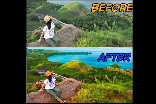 Edit foto, gambar sederhana jadi 1 hari