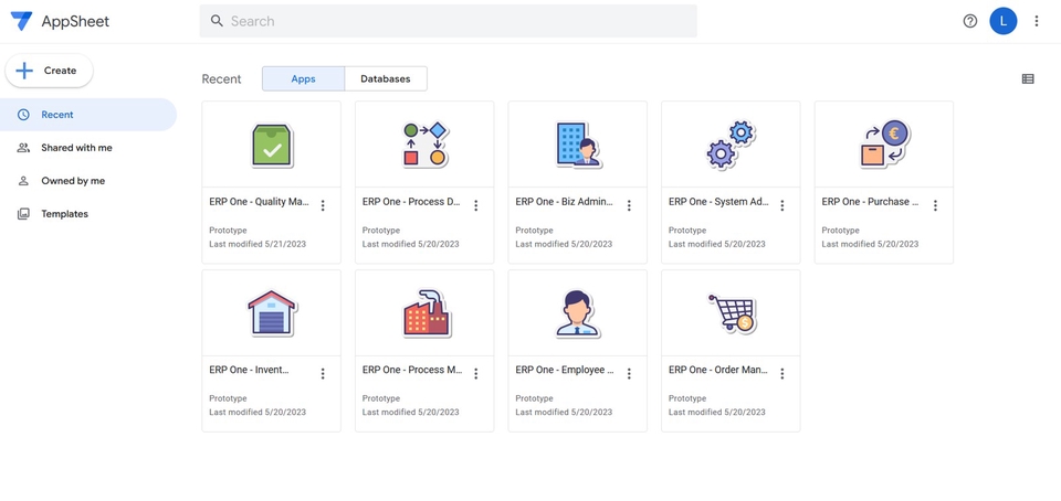 Mobile Application - ERP by AppSheet - 2