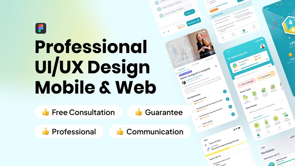 UI & UX Design - UI/UX Design Profesional Aplikasi Mobile & Web - 1