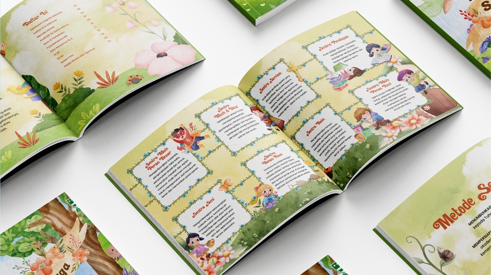 Cover Book Full Illustration, Buku Kenangan Sekolah, Undangan Full ...