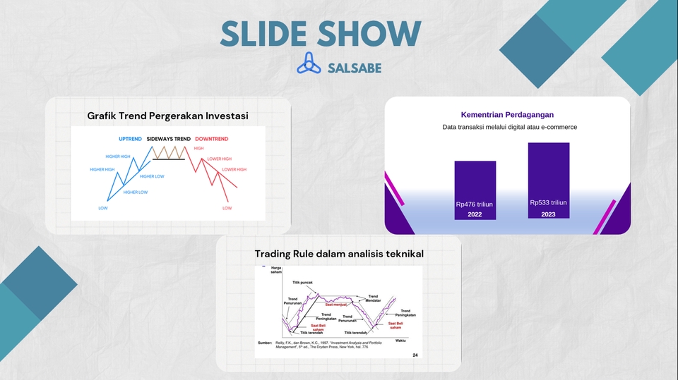 Jasa desain presentasi powerpoint profesional, template desain ppt menarik, pembuatan slide presentasi harga murah, desain presentasi skripsi.