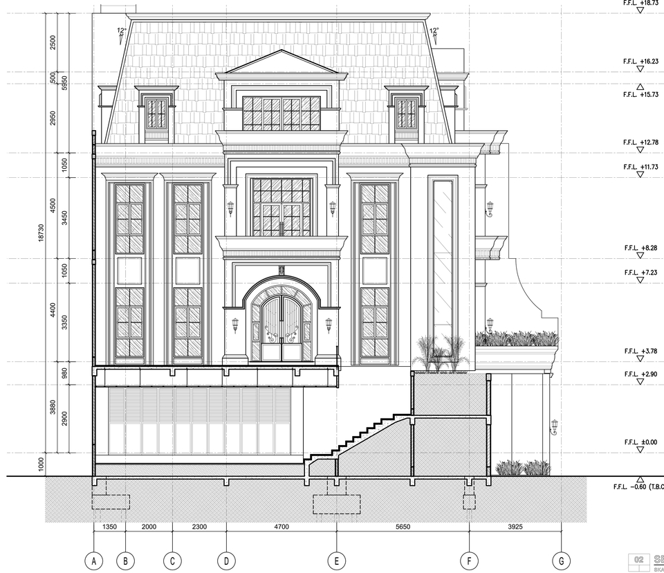 CAD Drawing - Gambar Kerja Autocad 2D : Arsitek, Struktur, MEP - 9