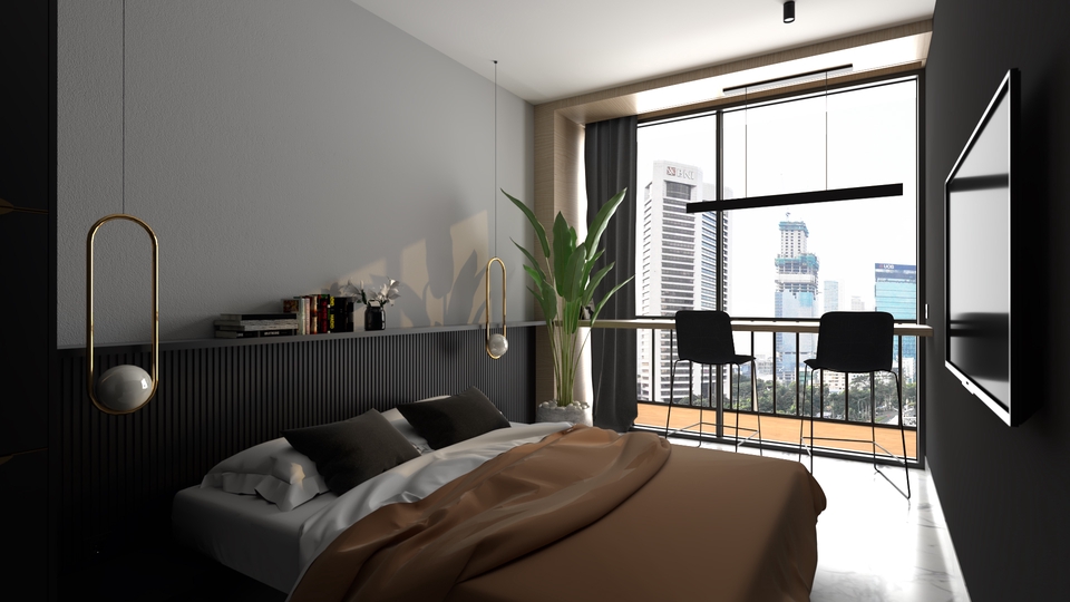 3D & Perspektif - Home / Apartment Interior Design - 5
