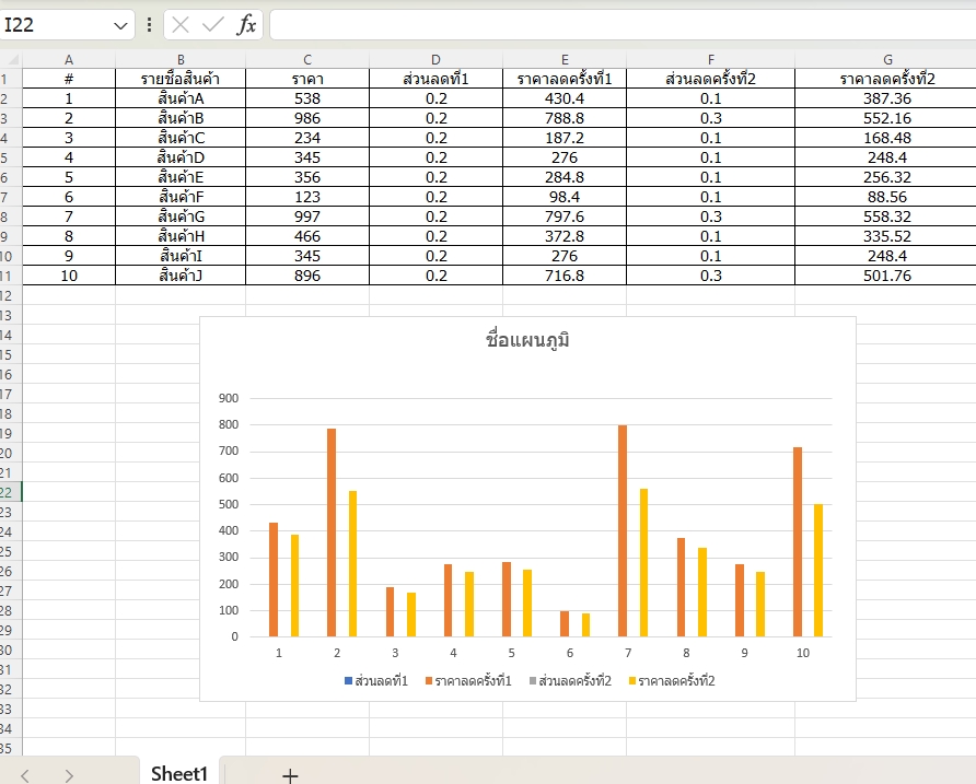 พิมพ์งาน และคีย์ข้อมูล - รับทำงาน Excel กราฟ ตารางข้อมูล สูตร word พิมพ์งานรายงาน พิมพ์โครงงาน - 6