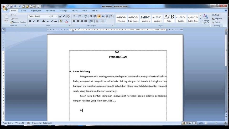 Pengetikan Umum - Jasa Pengetikan Dokumen / Ulang, Jadi 1 Hari - 6