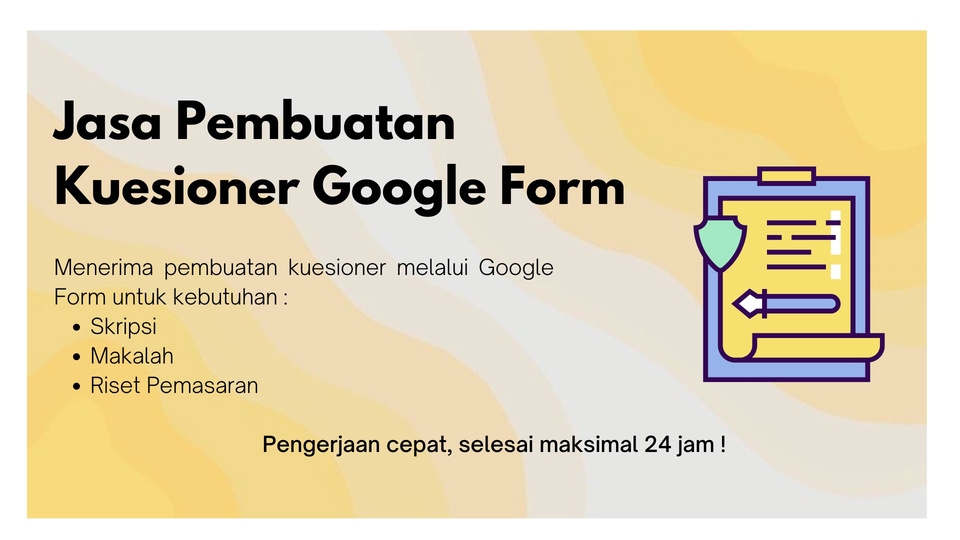 Entri Data - Jasa Pembuatan Kuesioner dengan Google Form - 1