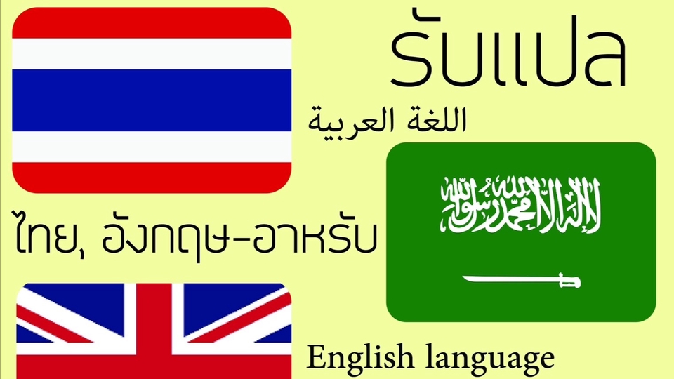 รับแปลภาษาอังกฤษ ไทย ญี่ปุ่น อาหรับ จีน งานแปลเอกสารทุกภาษา