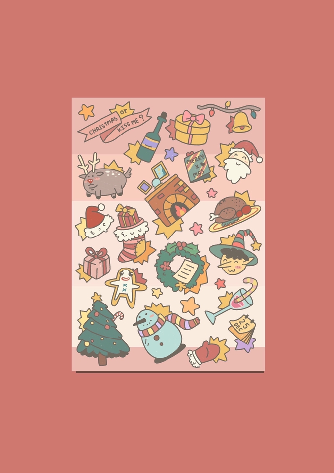 ออกแบบสติ๊กเกอร์ - ออกแบบ Sticker sheets, Sticker Dicut - 4