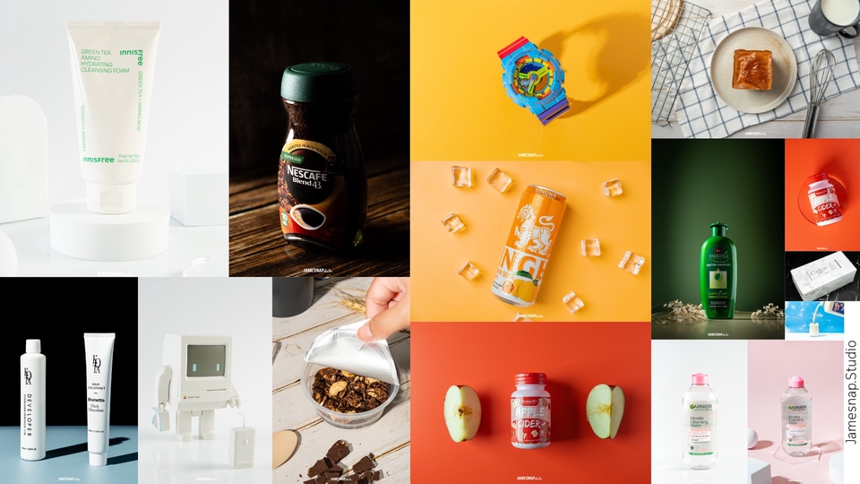 Photography - ถ่ายภาพสินค้า อาหาร Product ทุกชนิด Packshot พื้นหลังขาว,สี จัดพร็อพ สำหรับการโฆษณา พร้อมใช้งาน  - 1