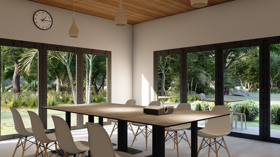 Jasa desain interior dan arsitektur untuk rumah, apartemen, cafe, kantor, toko, dan stand pameran.