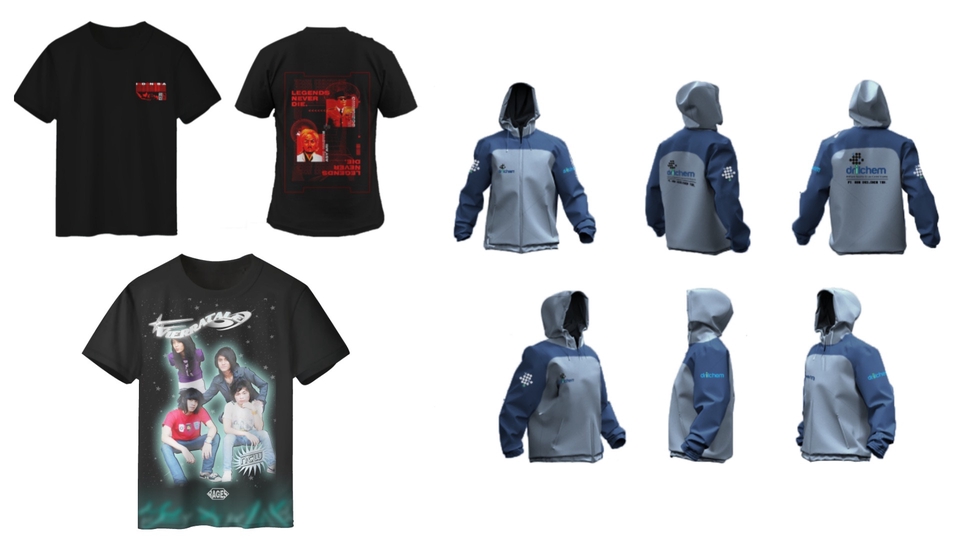 Desain Kaos & Motif - Jasa pembuatan desain kaos dan motif - 1