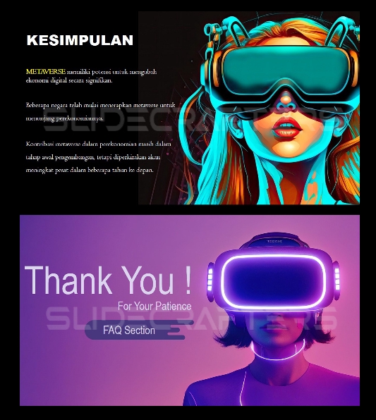 Presentasi - METAVERSE PowerPoint Template SIAP PAKAI Tanpa Edit - 6