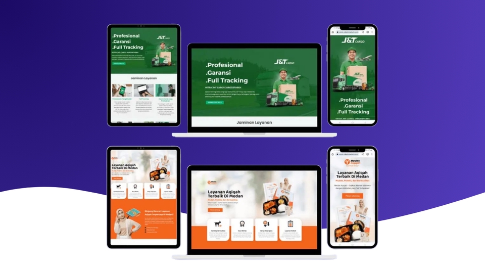 Jasa pembuatan website profesional dengan full tracking, harga terjangkau. Desain web modern dan responsive untuk website company profile, toko online, blog dan website custom.