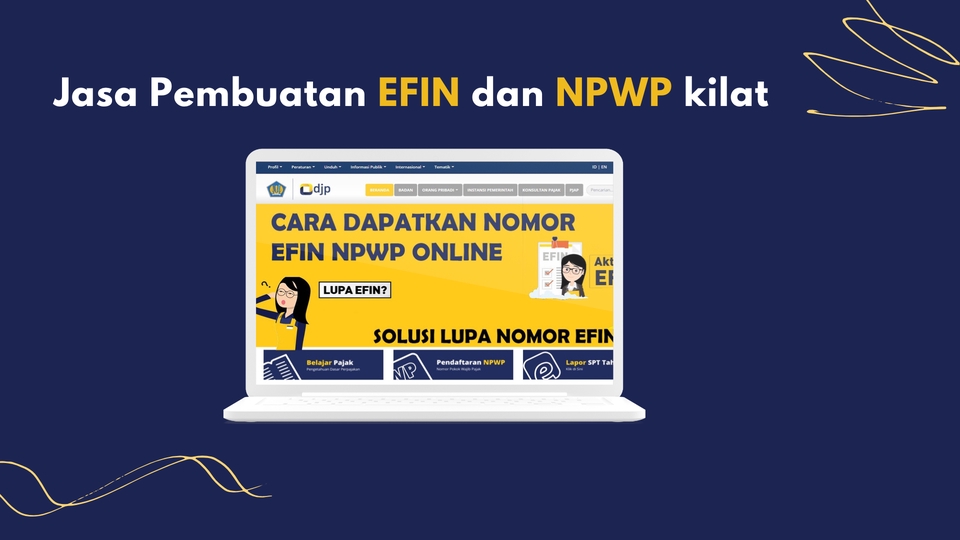 Akuntansi dan Keuangan - Jasa Pelaporan Pajak Pribadi & Pembuatan NPWP, dan lupa EFIN - 3