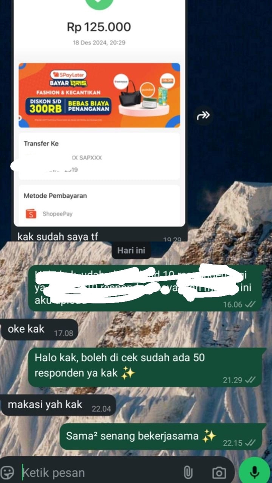 Kuesioner - JASA MENCARI RESPONDEN/SURVEYOR 1 HARI SAJA - 5