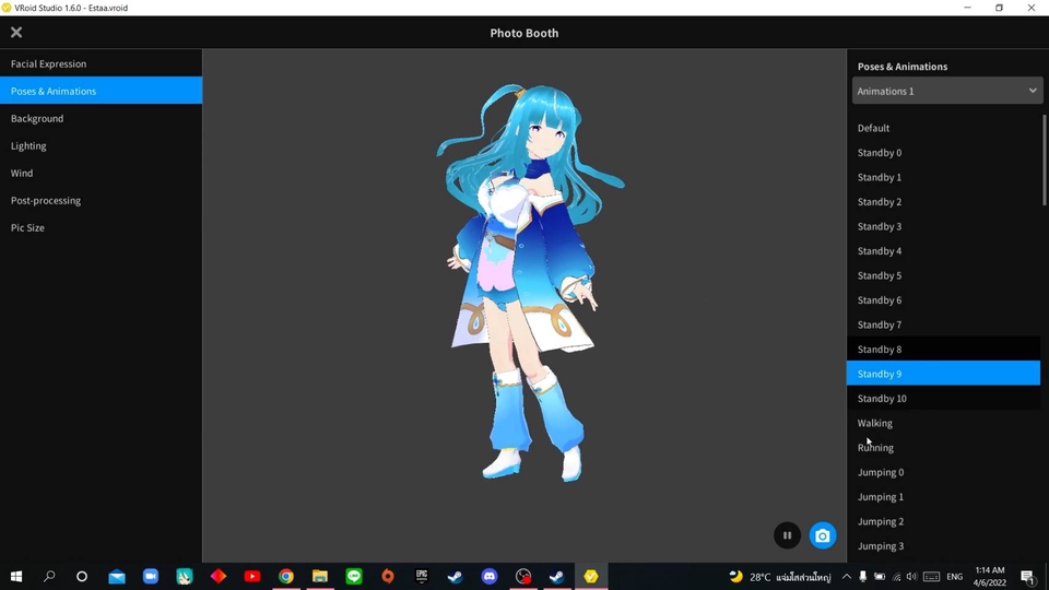 ทำโมเดล 3D - รับทำโมเดล 3D Model จากโปรเเกรม vroid สามารถรับลงใน Vrchat ได้ - 17