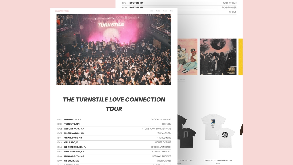 Desain UI UX untuk Aplikasi Mobile dengan Turntable sebagai tema utama.