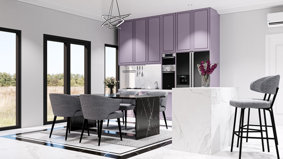 Jasa Desain Interior 3D Rumah Mewah Minimalis Modern