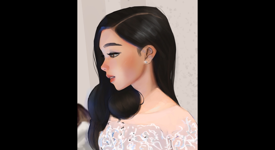 วาดภาพการ์ตูน - Semi-Realistic Portrait  - 10