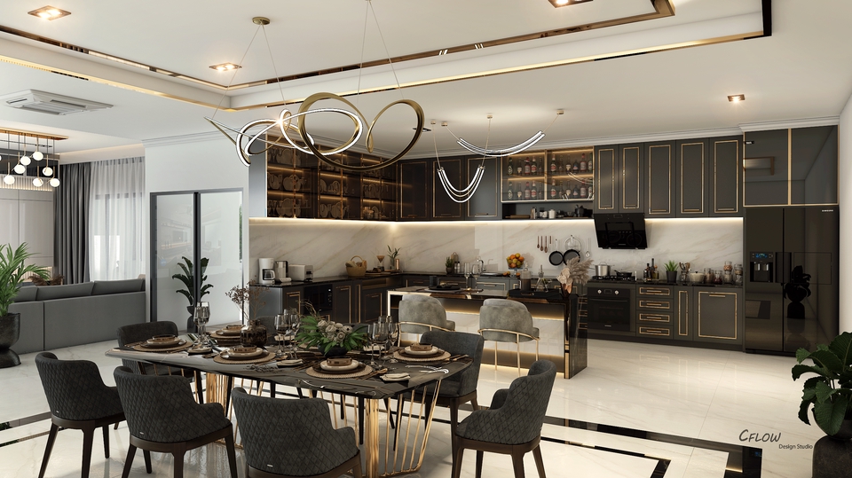 งานออกแบบตกแต่งภายใน/และภายนอก 3D พร้อมภาพRender