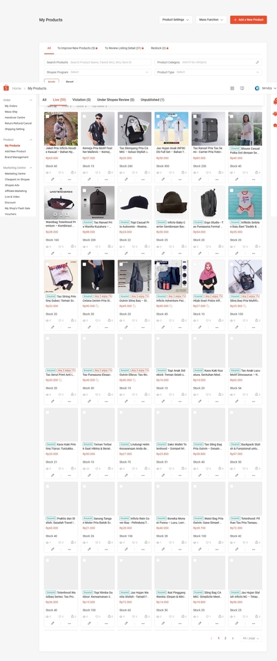 Jasa Upload Produk Shopee Tokopedia Bukalapak Lazada - Update Produk Toko Online Massal
