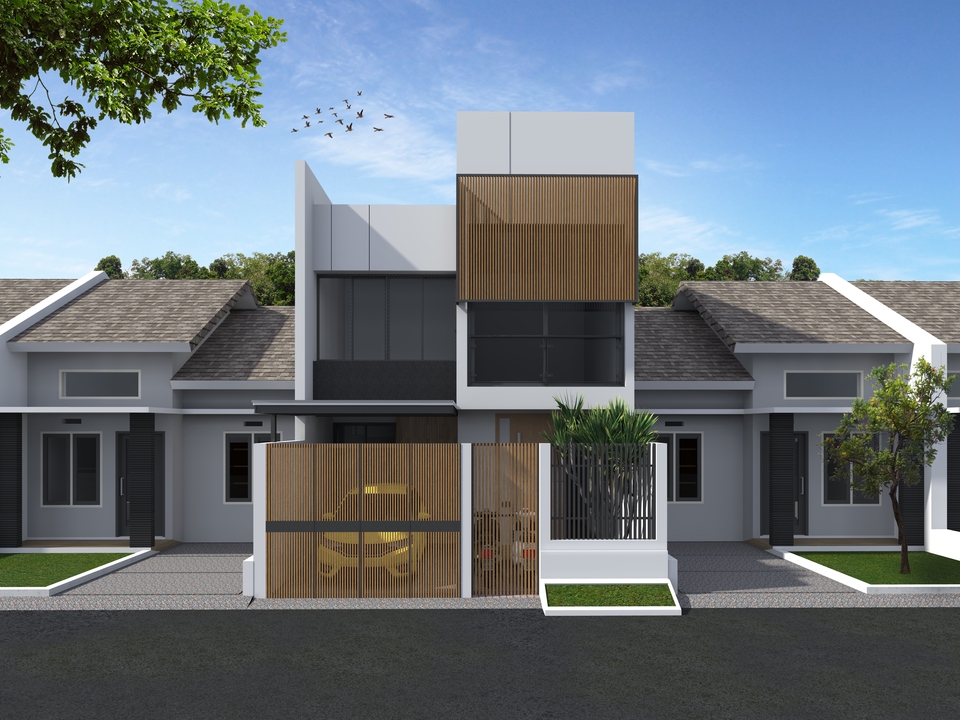 3D & Perspektif - Arsitek , Desain Arsitektur , Desain Rumah - 18