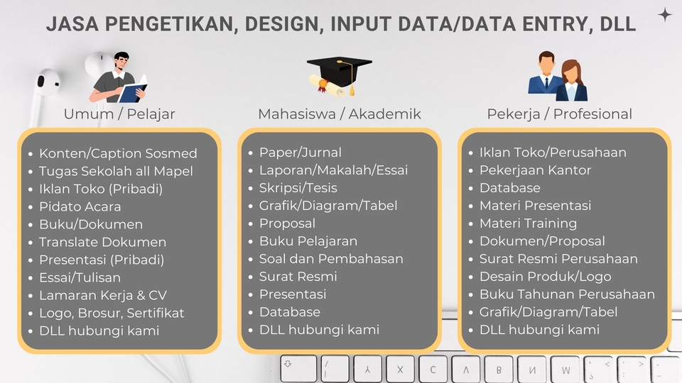 Pengetikan Umum - Jasa Ketik Cepat Tepat Akurat | Tugas Sekolah Beres Aman - 1