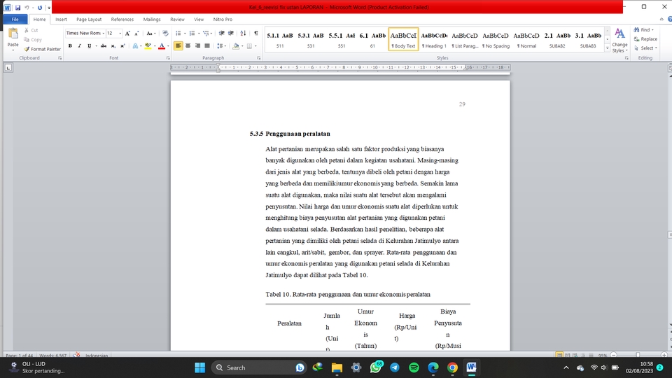 Pengetikan Umum - Jasa pengetikan (microsoft word) - 7