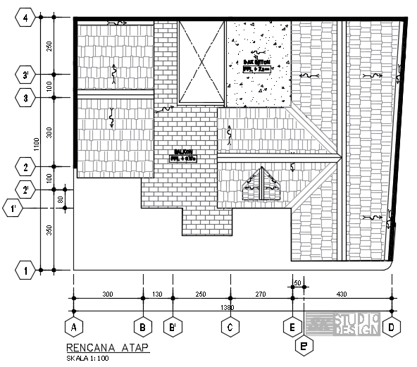 CAD Drawing - Gambar  CAD 2D IMB 1 Hari Jadi ( 6000rb/m2  NEGO ) - 5