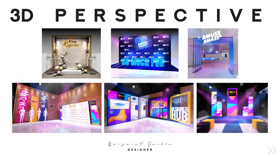 3D Perspective - Graphic Design Key Visual Event - 5